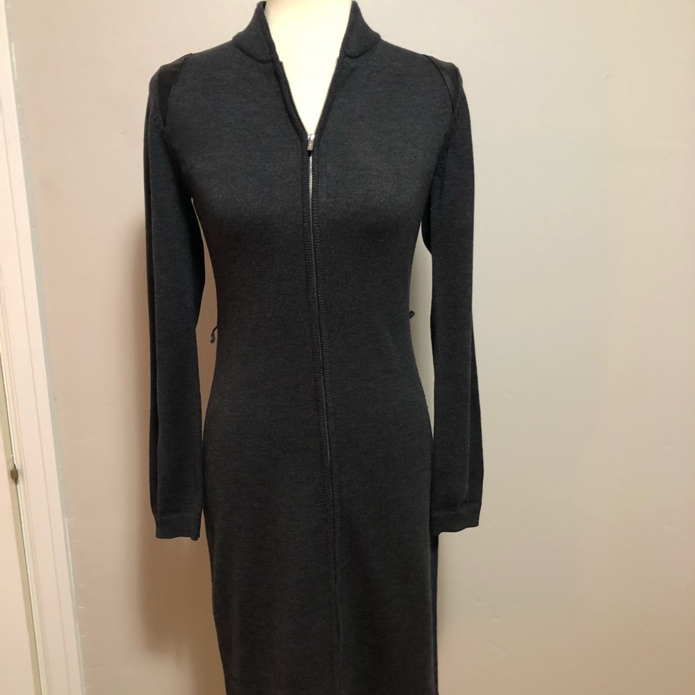 Calvin Klein Gray Sweater Dress
